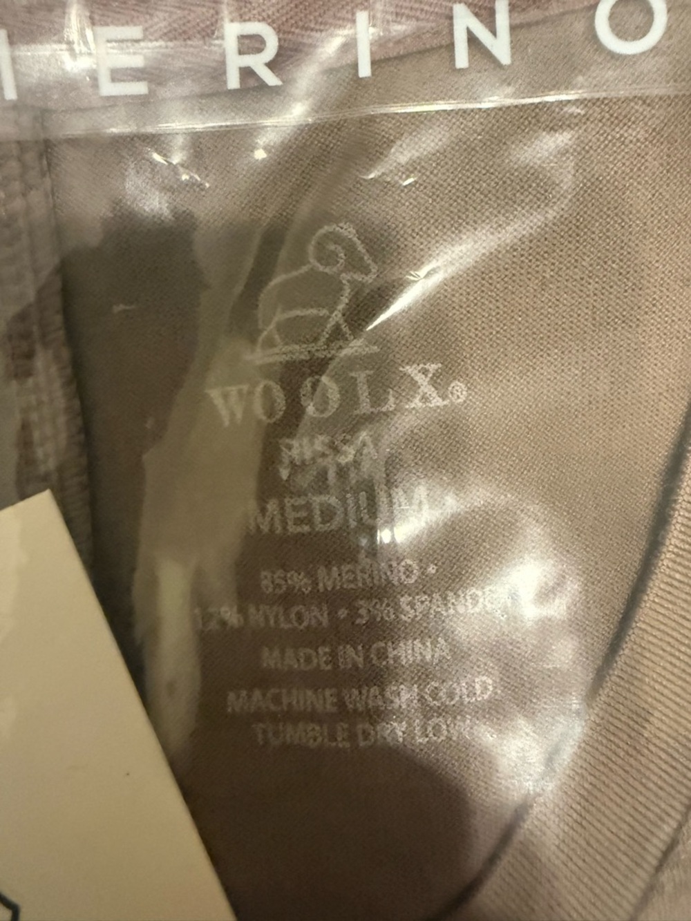 Woolx rissa dress in Dusty Mauve